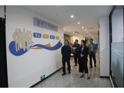 广东省水利水电第三工程局辅导一行光临人生就是搏集团参观互换